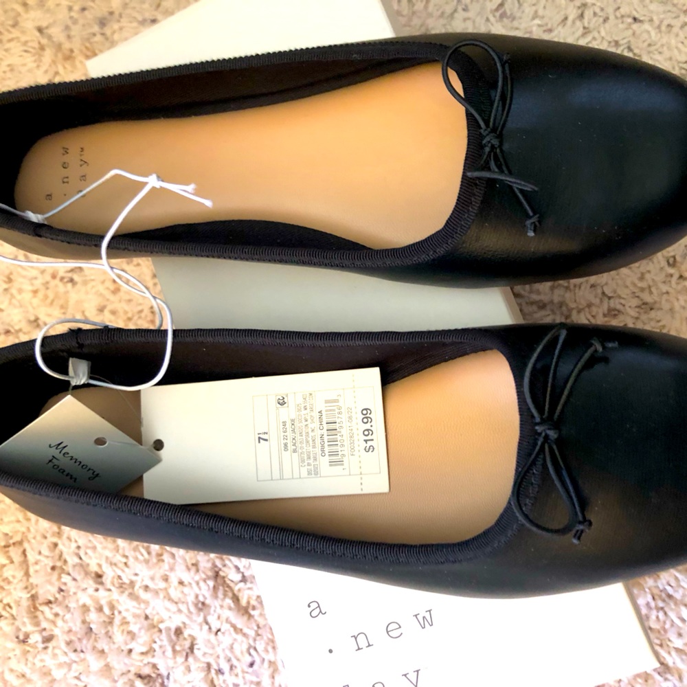A New Day Black Flats